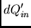 $\displaystyle d{Q}^{\prime}_{in}$